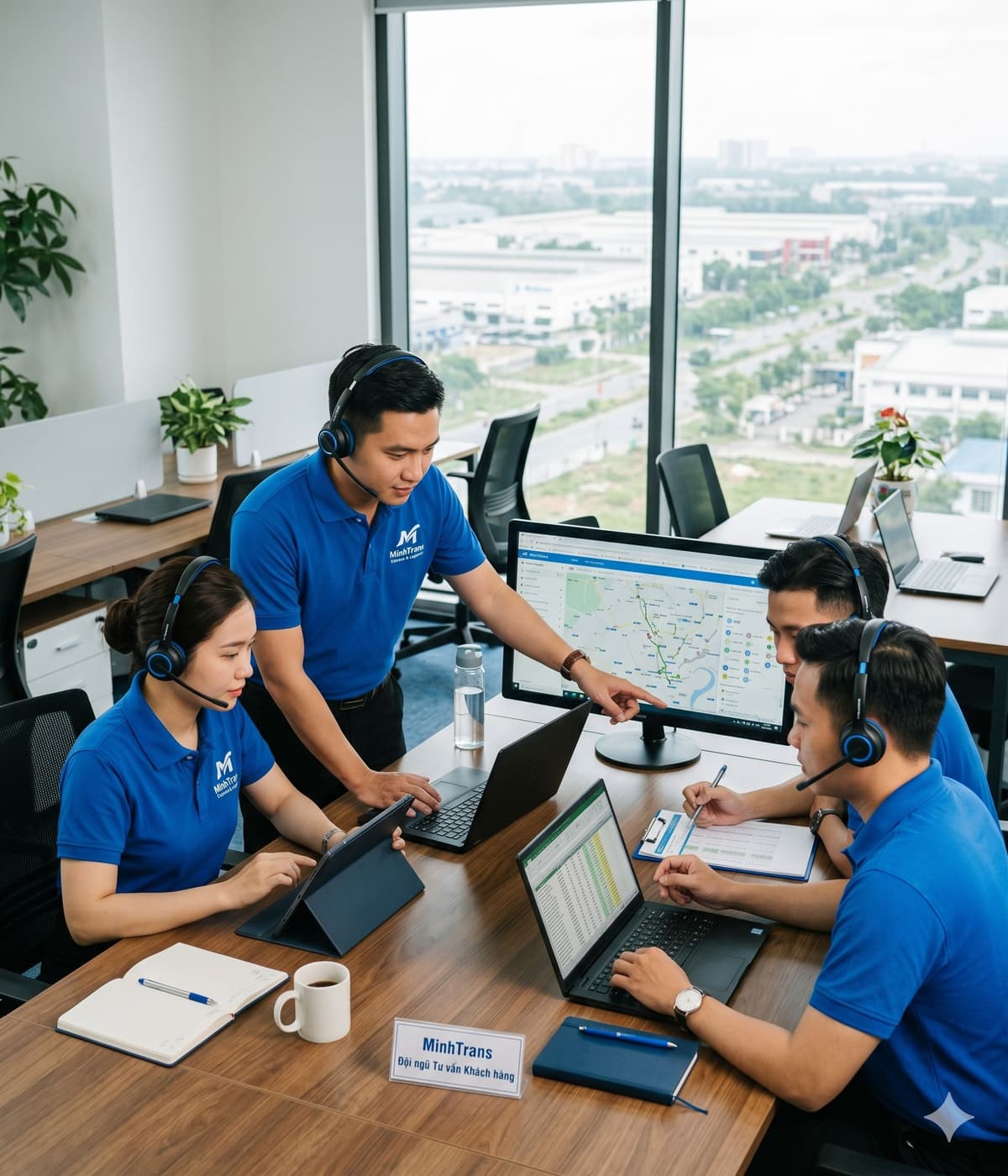 Đội ngũ chăm sóc khách hàng logistics 24/7